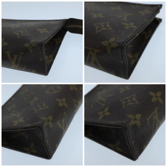 LOUIS VUITTON Monogram Poche Toilette 15 Pouch M47546 LV Auth 105340 - Picture 14 of 16